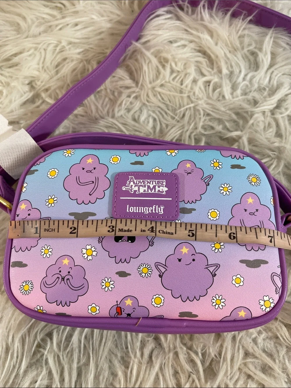 Loungefly Adventure Time Lumpy Space Princess Camera Crossbody Bag NEW